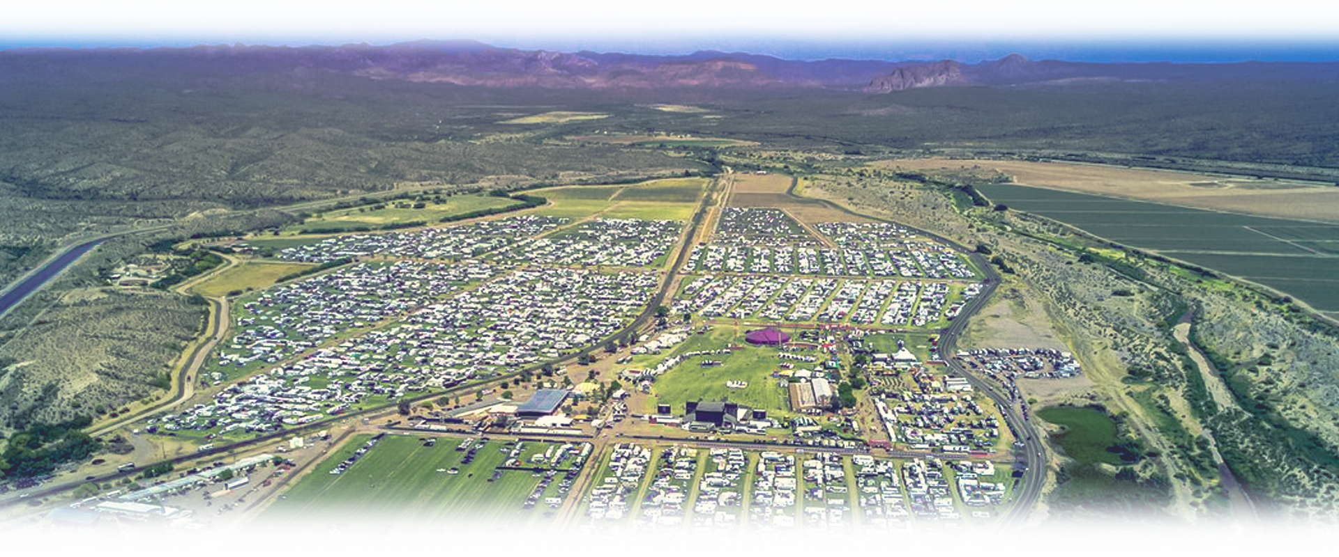 aerial view of Country Thunder Arizona